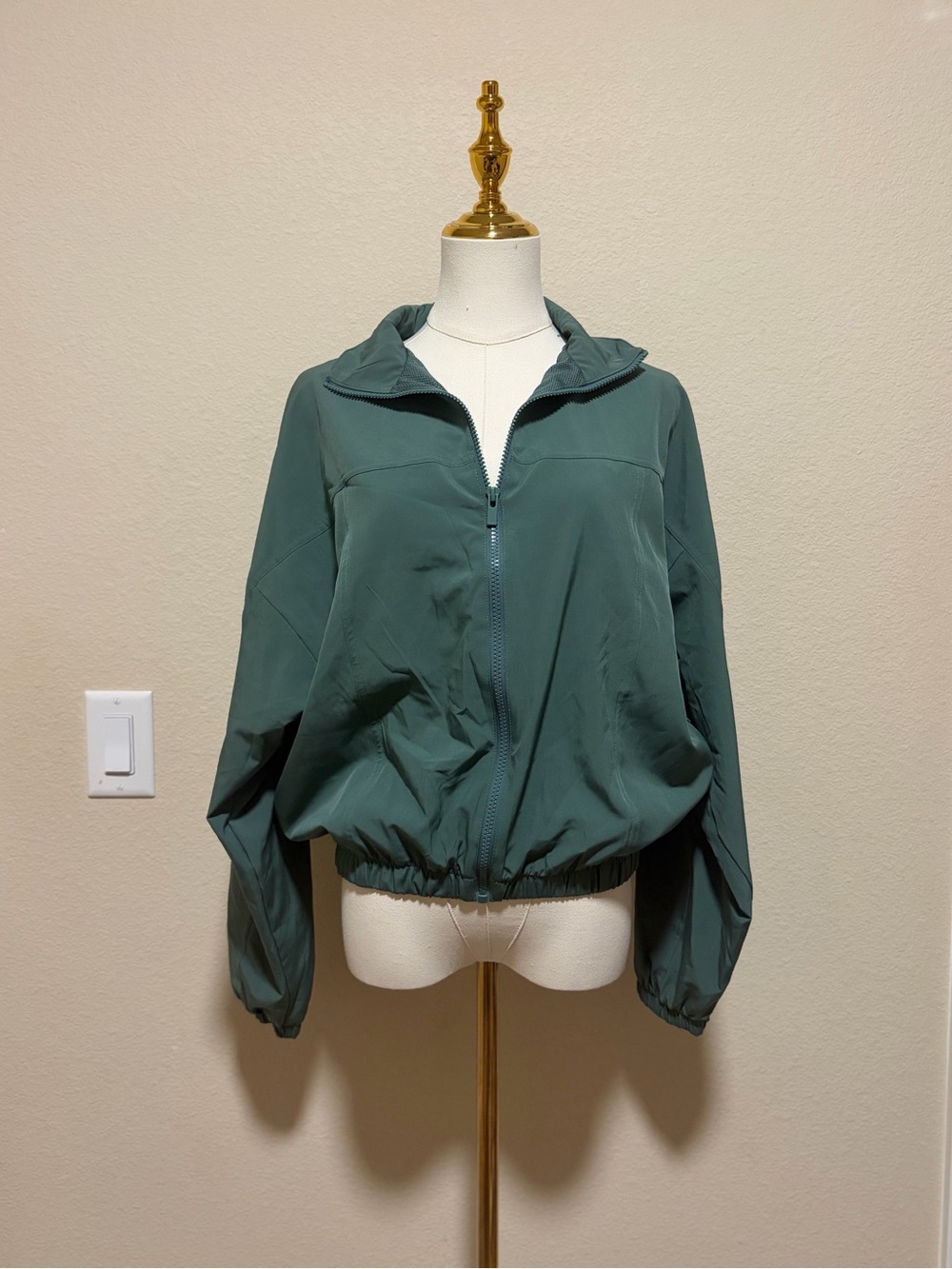 PINK Victoria's Secret Teal Windbreaker